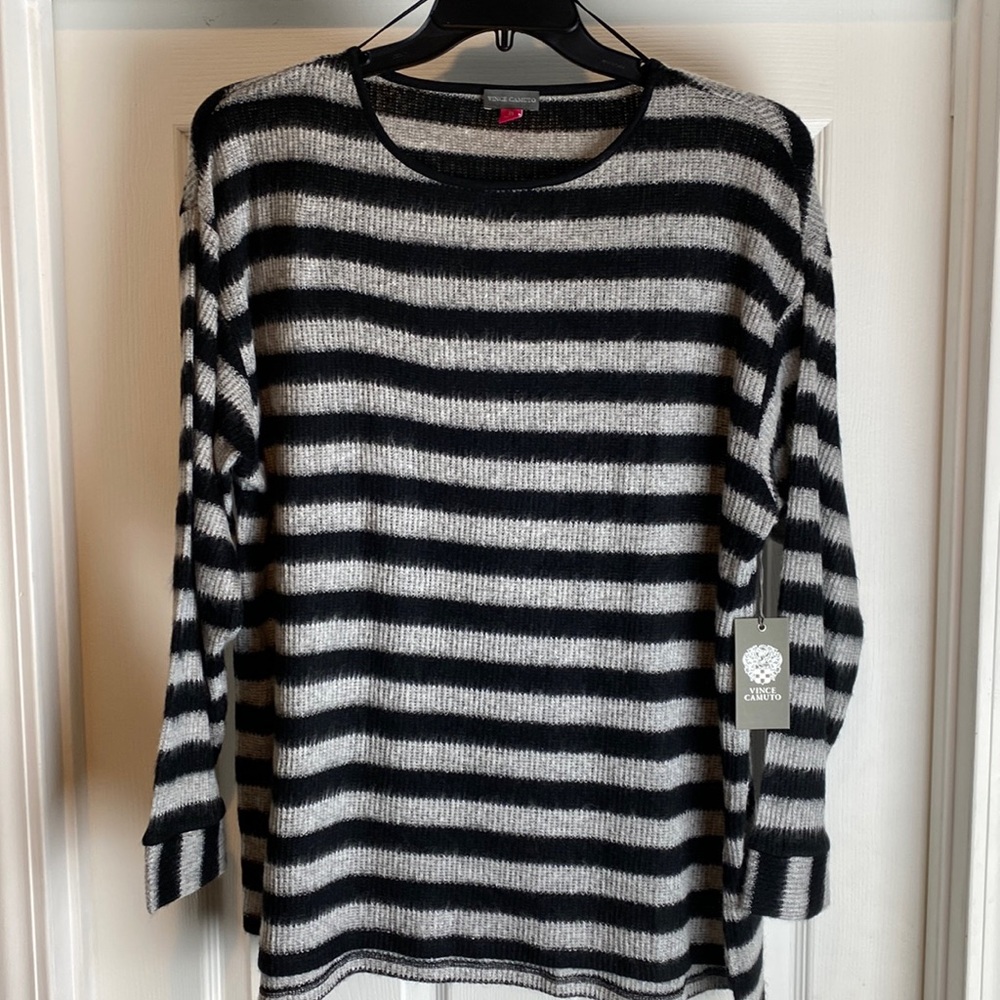 🦋🦋Fuzzy Stripe Pullover Sweater🦋🦋